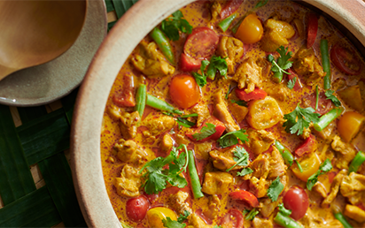 Curry de légumes &amp; poulet